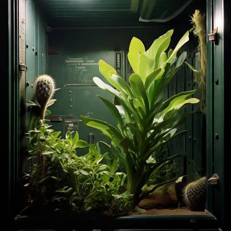 保险柜养耐阴植物