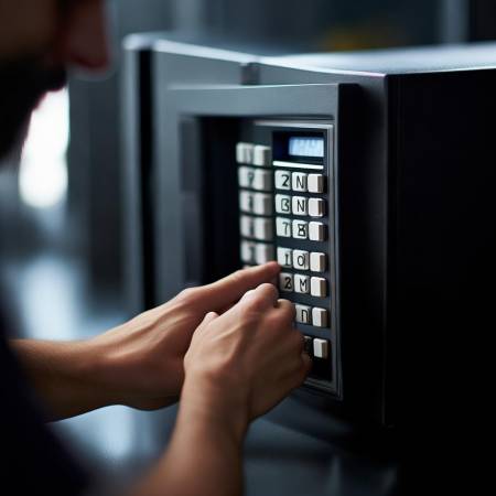 黄金金属保险柜安全开启指南