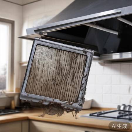抽油烟过滤网需定期清洗