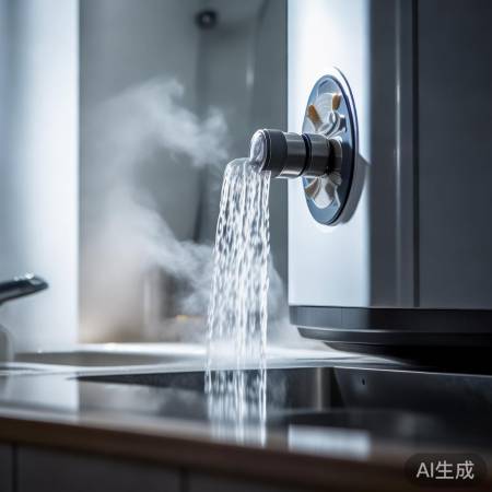 热水冲刷热水器内胆