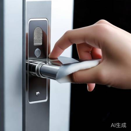 清洁指纹锁，防误识