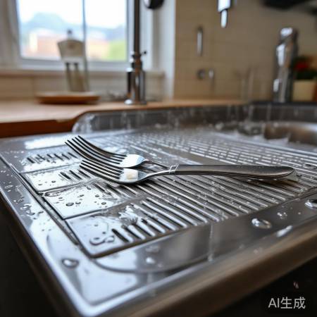 餐具存放前清洗消毒