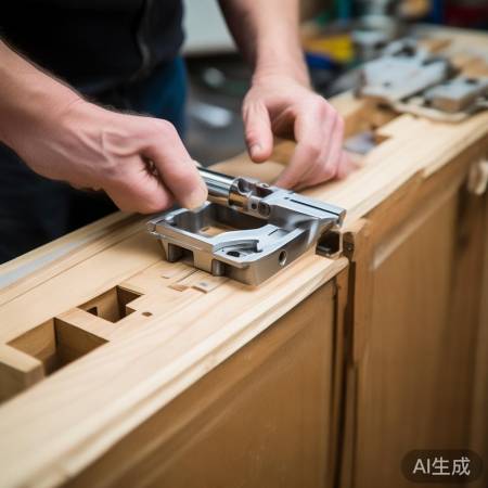 安装锁体步骤二