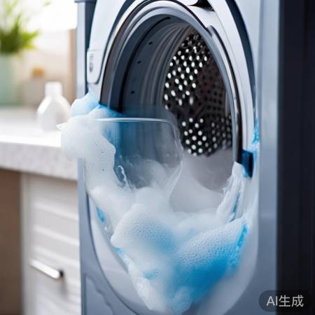 洗衣机清洗后，继续运行消毒。