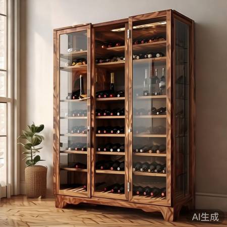 酒柜尺寸宜适中