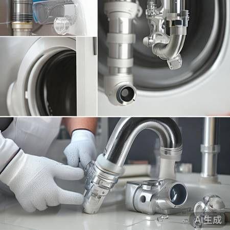 洗衣机排水管连接三通