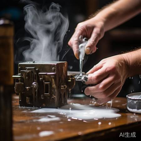 热熔法润滑开锁