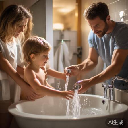 洗澡勿长时间关水龙头