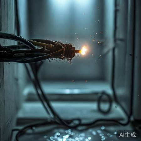 电源线老化导致热水器漏电