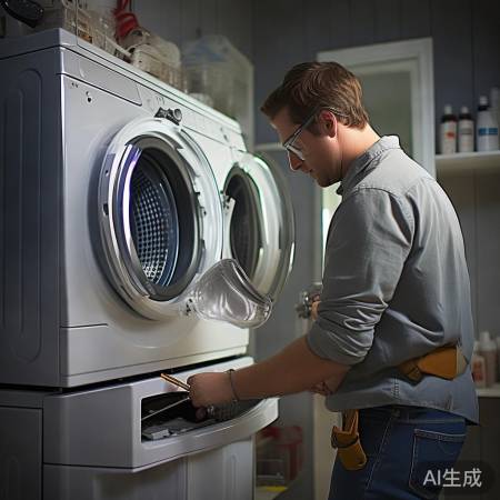 断电检查洗衣机歪斜