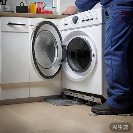 洗衣机重心调整,恢复平衡