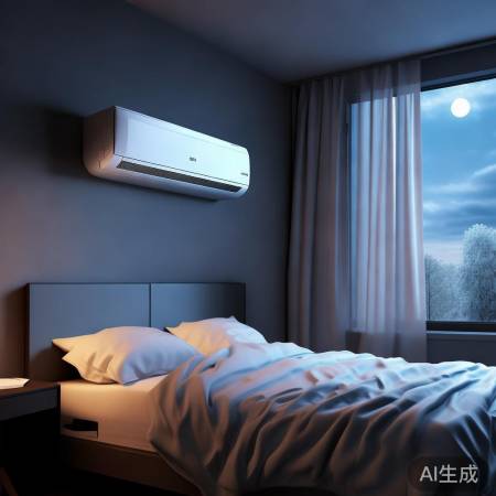 三菱电机空调静音好,安睡无忧