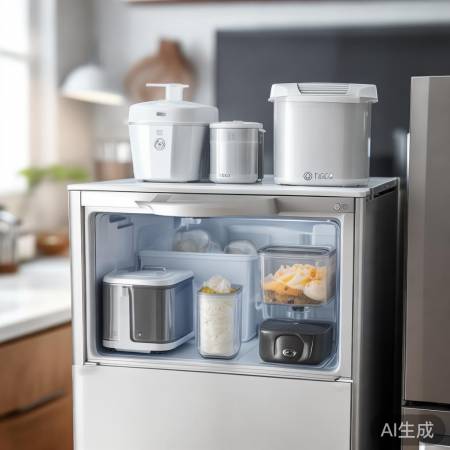 LG冰箱顶置小家电,空间巧利用