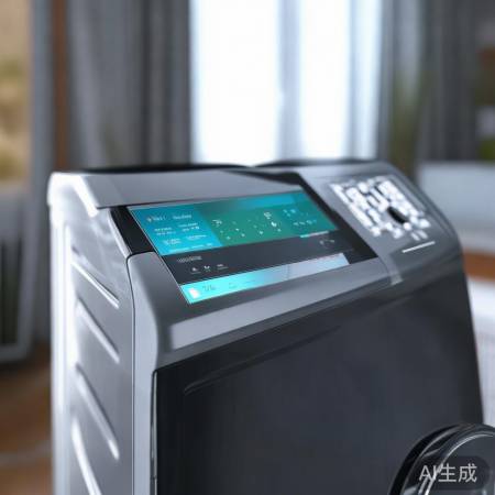 触摸屏智能洗衣机,预约洗涤更便