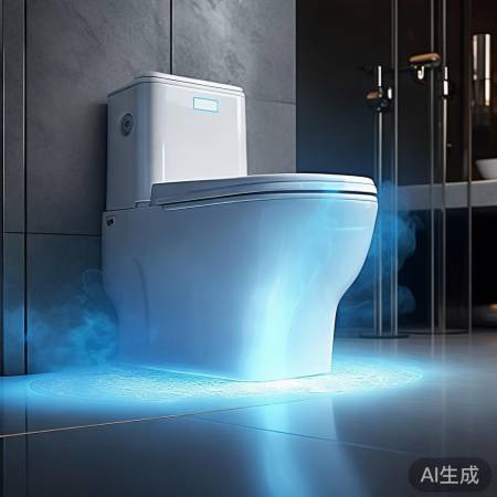 “智能马桶自动除臭,清新如新”