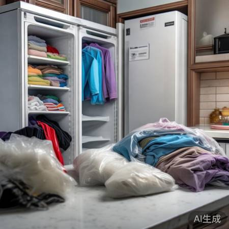 冷冻存衣空间大,易皱需解冻