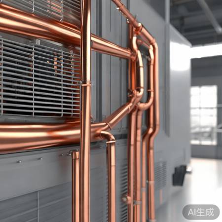 中央空调铜材质分布:冷凝、蒸发