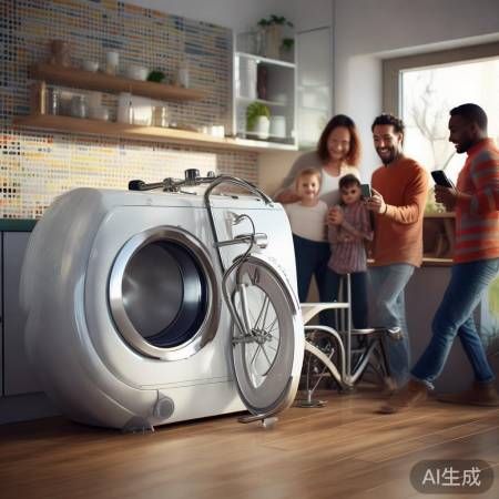 自行车洗衣机,生活点滴美好