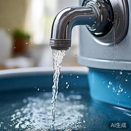 清洗热水器,晾干备用