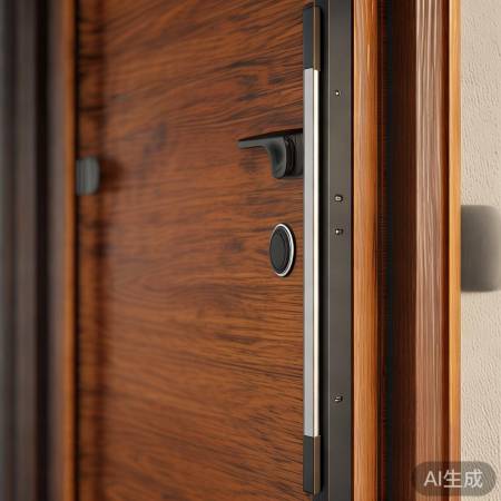 木门韵味佳,安装指纹锁需注意厚