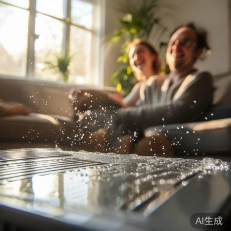 阳光微风,空气能风机滴水解决法