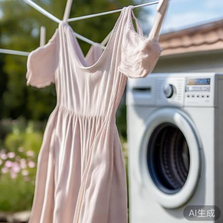 针织裙洗衣机洗要点