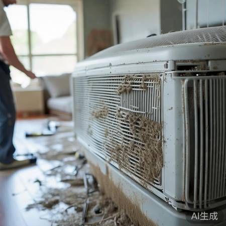 空调未清洗致故障,定期清洗很重